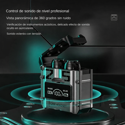 Audífonos Inalámbricos Bluetooth 5.3 M25 con Pantalla LED - Deportivos TWS Estéreo